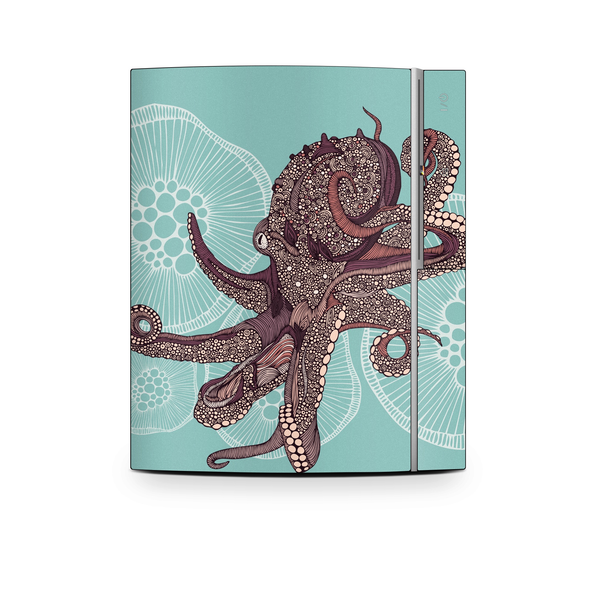 PS3 Skin - Octopus Bloom (Image 1)