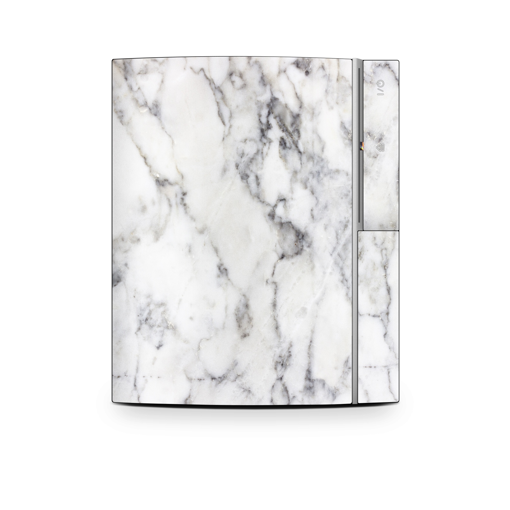 PS3 Skin - White Marble (Image 1)