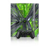PS3 Skin - Emerald Abstract