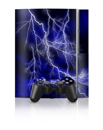 PS3 Skin - Apocalypse Blue (Image 1)