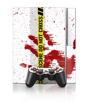 PS3 Skin - Crime Scene Revisited (Image 1)