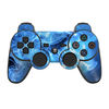 PS3 Controller Skin - Blue Quantum Waves (Image 1)