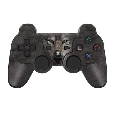 PS3 Controller Skin - Grey Wolf