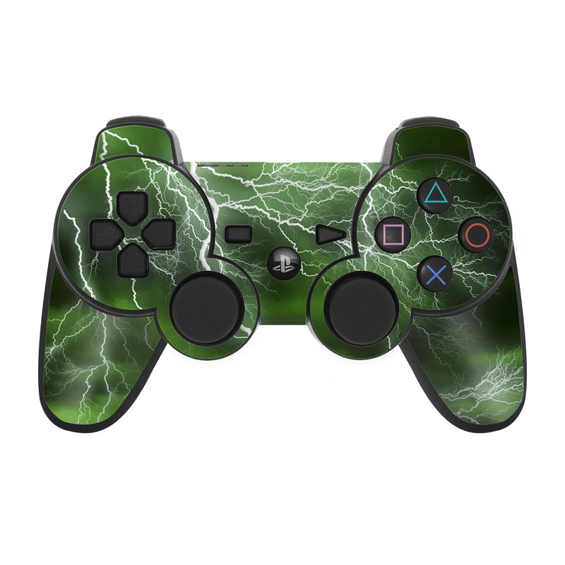 PS3 Controller Skin - Apocalypse Green (Image 1)