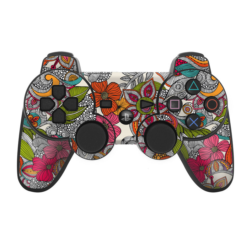 PS3 Controller Skin - Doodles Color (Image 1)