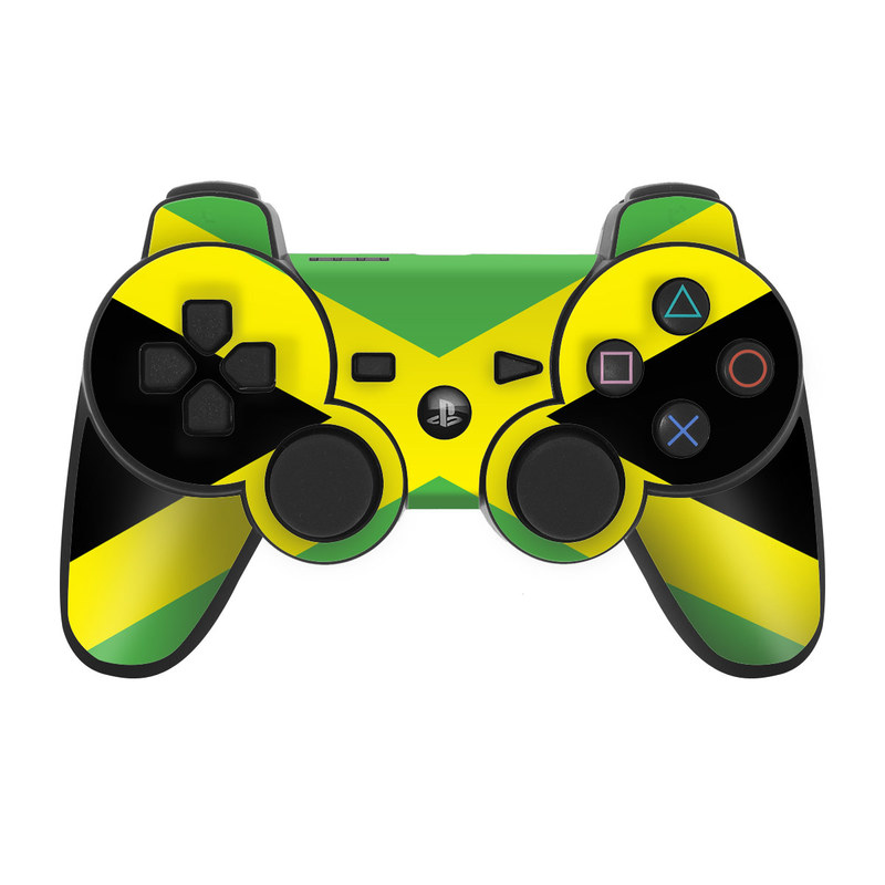 PS3 Controller Skin - Jamaican Flag (Image 1)