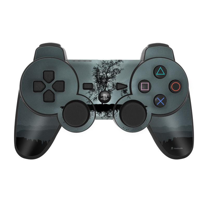 PS3 Controller Skin - Flying Tree Black (Image 1)