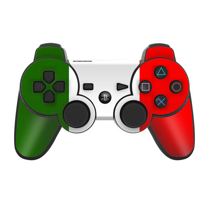 PS3 Controller Skin - Italian Flag (Image 1)