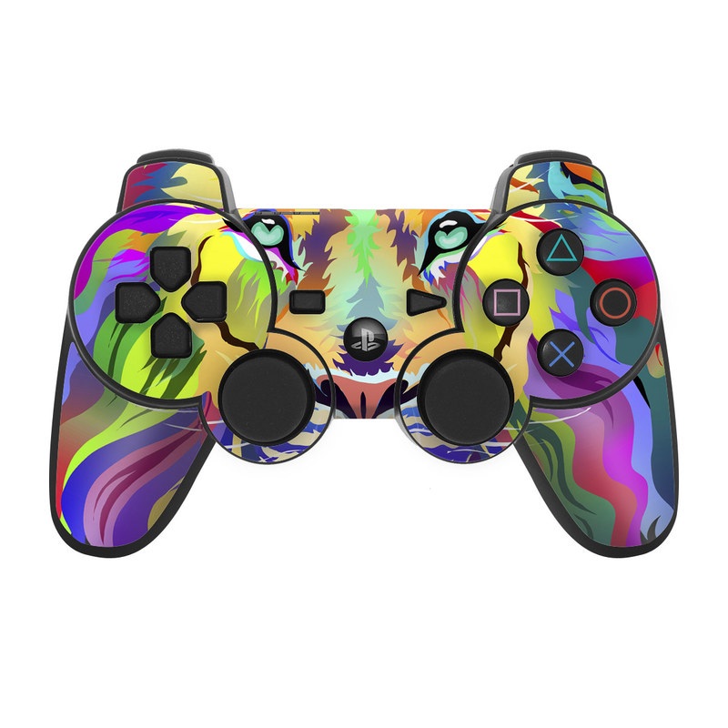 PS3 Controller Skin - King of Technicolor (Image 1)