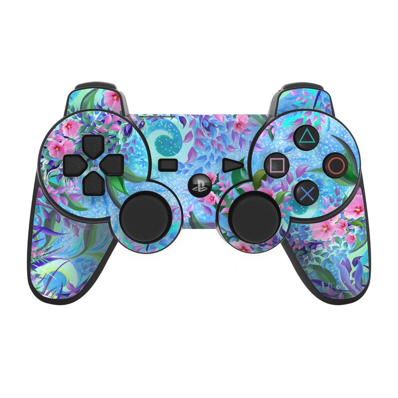 PS3 Controller Skin - Lavender Flowers (Image 1)