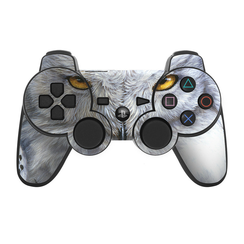 PS3 Controller Skin - Snowy Owl (Image 1)