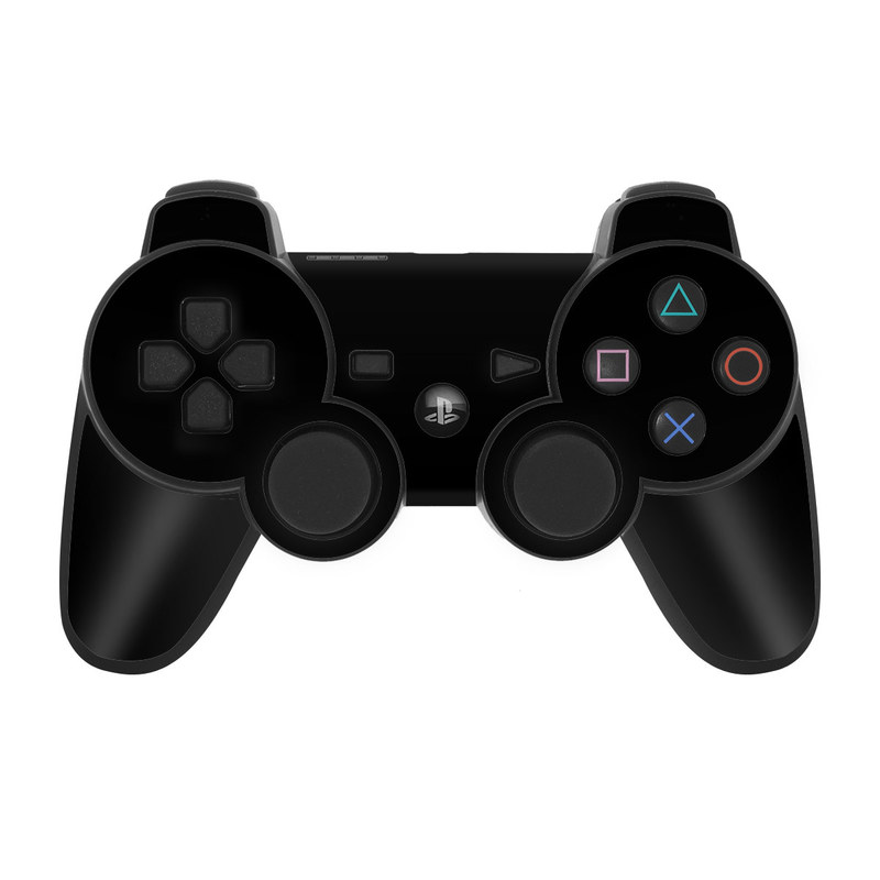 PS3 Controller Skin - Solid State Black (Image 1)