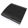 PS3 Slim Skin - Black Woodgrain