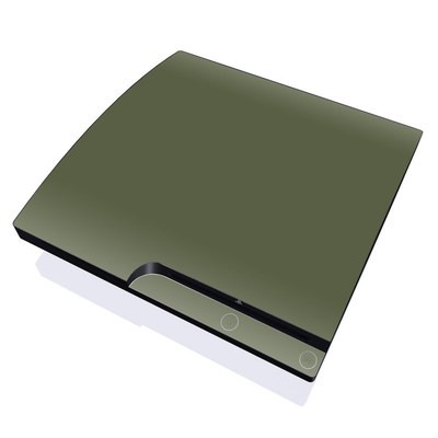 PS3 Slim Skin - Solid State Olive Drab