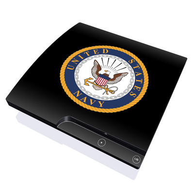 PS3 Slim Skin - USN Emblem