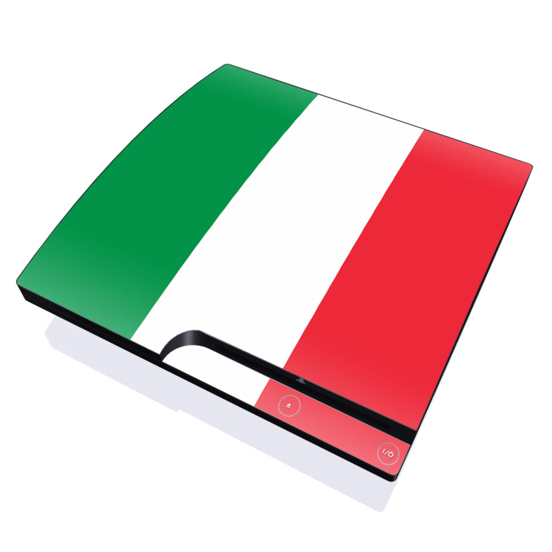 PS3 Slim Skin - Italian Flag (Image 1)