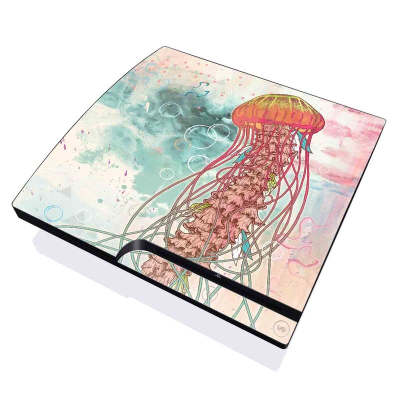 PS3 Slim Skin - Jellyfish (Image 1)