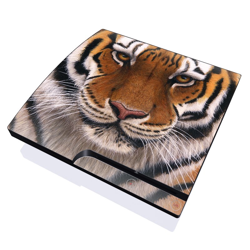 PS3 Slim Skin - Siberian Tiger (Image 1)
