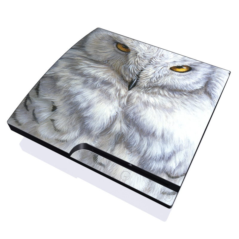 PS3 Slim Skin - Snowy Owl (Image 1)
