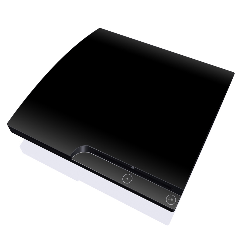 PS3 Slim Skin - Solid State Black (Image 1)