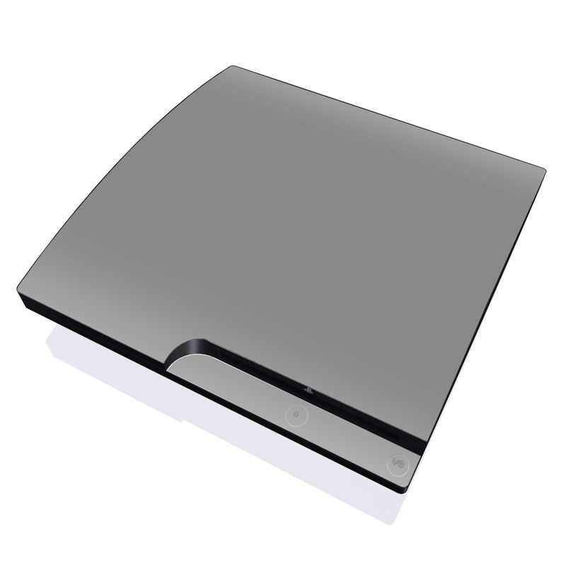 PS3 Slim Skin - Solid State Grey (Image 1)