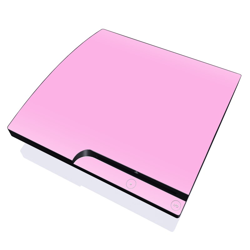 PS3 Slim Skin - Solid State Pink (Image 1)
