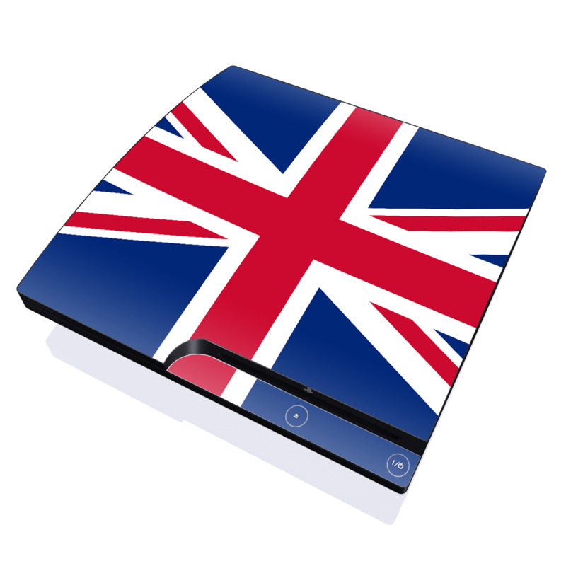 PS3 Slim Skin - Union Jack (Image 1)