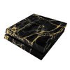 Sony PS4 Skin - Black Gold Marble (Image 1)