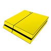 Sony PS4 Skin - Solid State Yellow