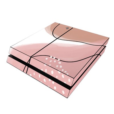 Sony PS4 Skin - Abstract Pink and Brown