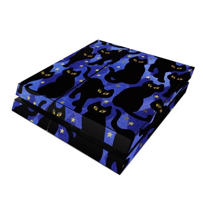 Sony PS4 Skin - Cat Silhouettes