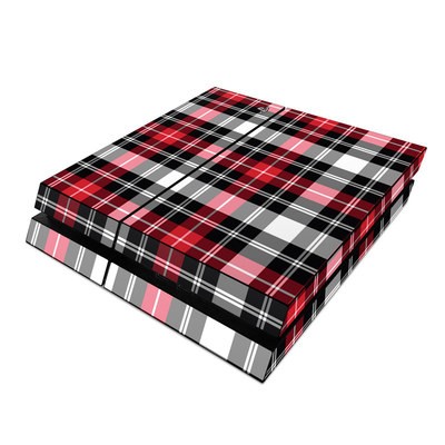 Sony PS4 Skin - Red Plaid