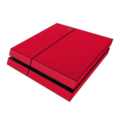 Sony PS4 Skin - Solid State Red