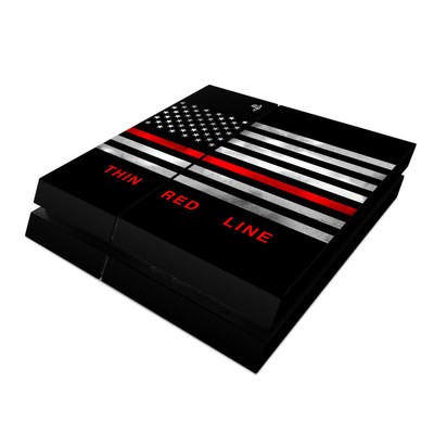 Sony PS4 Skin - Thin Red Line