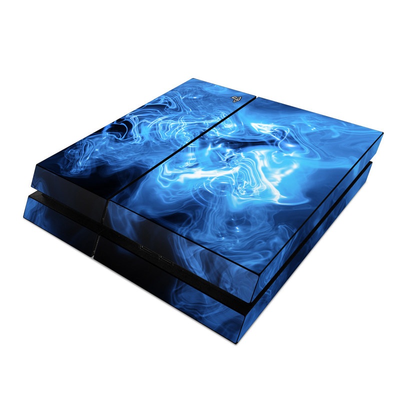 Sony PS4 Skin - Blue Quantum Waves (Image 1)