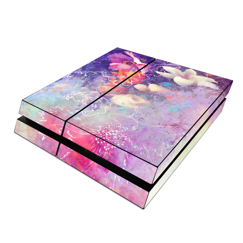 Sony PS4 Skin - Sketch Flowers Lily (Image 1)