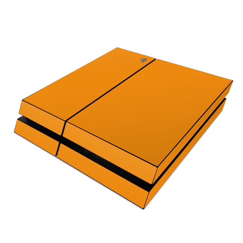 Sony PS4 Skin - Solid State Orange (Image 1)
