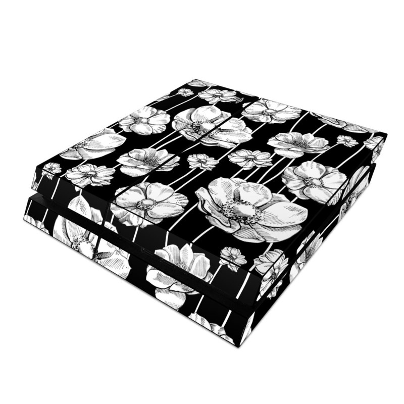 Sony PS4 Skin - Striped Blooms (Image 1)