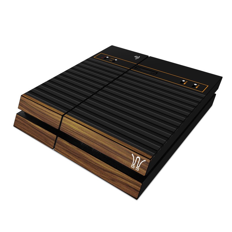 Sony PS4 Skin - Wooden Gaming System (Image 1)