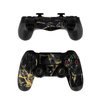 Sony PS4 Controller Skin - Black Gold Marble (Image 1)