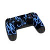 Sony PS4 Controller Skin - Blue Neon Flames (Image 5)