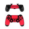Sony PS4 Controller Skin - Solid State Red
