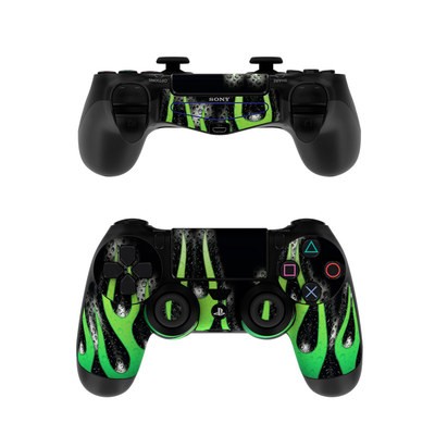 Sony PS4 Controller Skin - Acid Flames