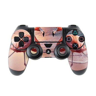 Sony PS4 Controller Skin - Flamingo Palm