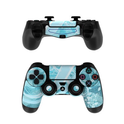 Sony PS4 Controller Skin - Flores Agua