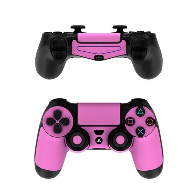 Sony PS4 Controller Skin - Solid State Vibrant Pink