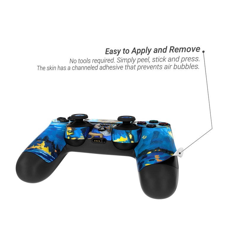 Sony PS4 Controller Skin - Alice in a Van Gogh (Image 2)