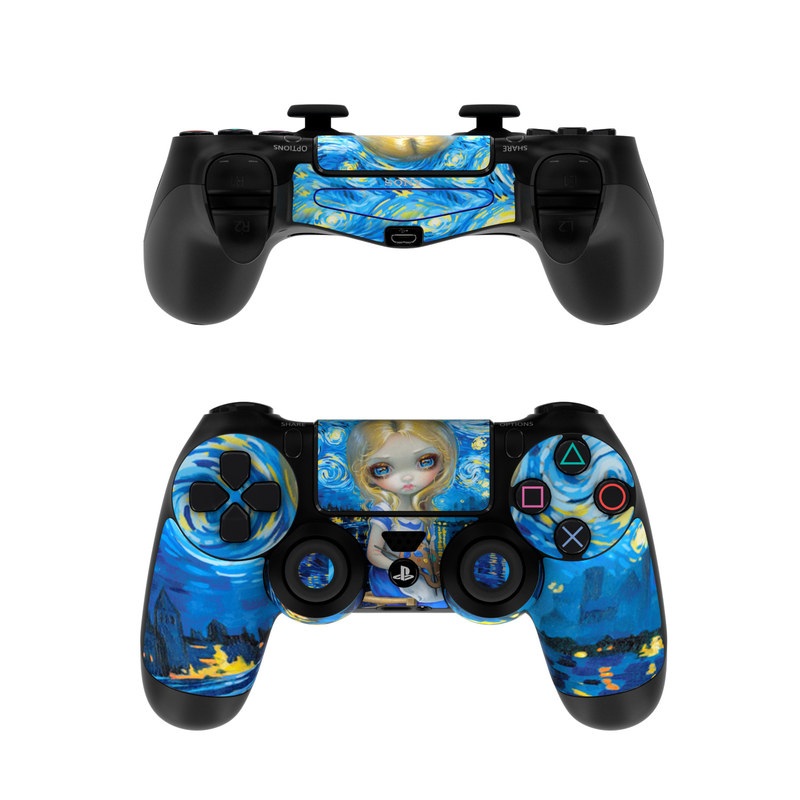 Sony PS4 Controller Skin - Alice in a Van Gogh (Image 1)