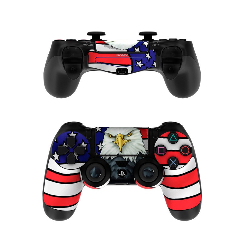 Download Sony PS4 Controller Skin - American Eagle by Flags | DecalGirl