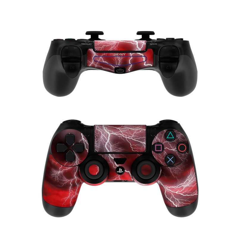 Sony PS4 Controller Skin - Apocalypse Red (Image 1)